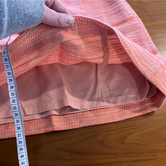 LOFT Hot Pink Fringey Mini Skirt 8P - Picture 5 of 8